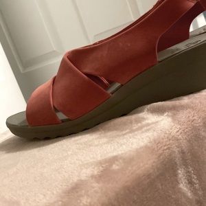 Red sloped shores never worn good for casual events